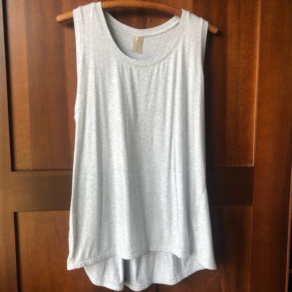 Women’s Calia by Carrie Underwood Gray Tank Top Size 1X